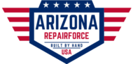 Azrepairforce.com logo, handyman service.